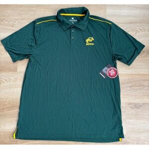 NWT Men's Colosseum North Dakota State University Bison Polo - XXL - Green